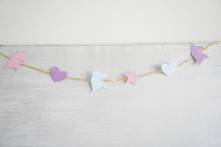DIY Unicorn Garland