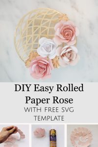 Free Rose Paper Flower Template
