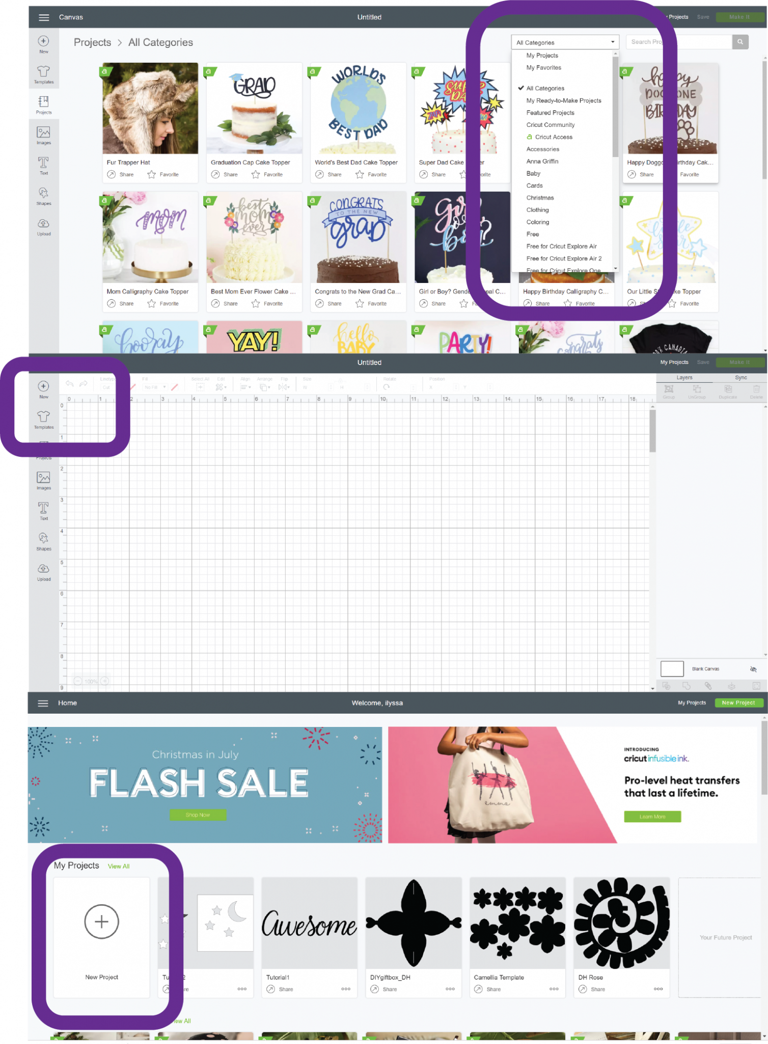 Cricut Design Space Tutorials with 200+ Free Projects