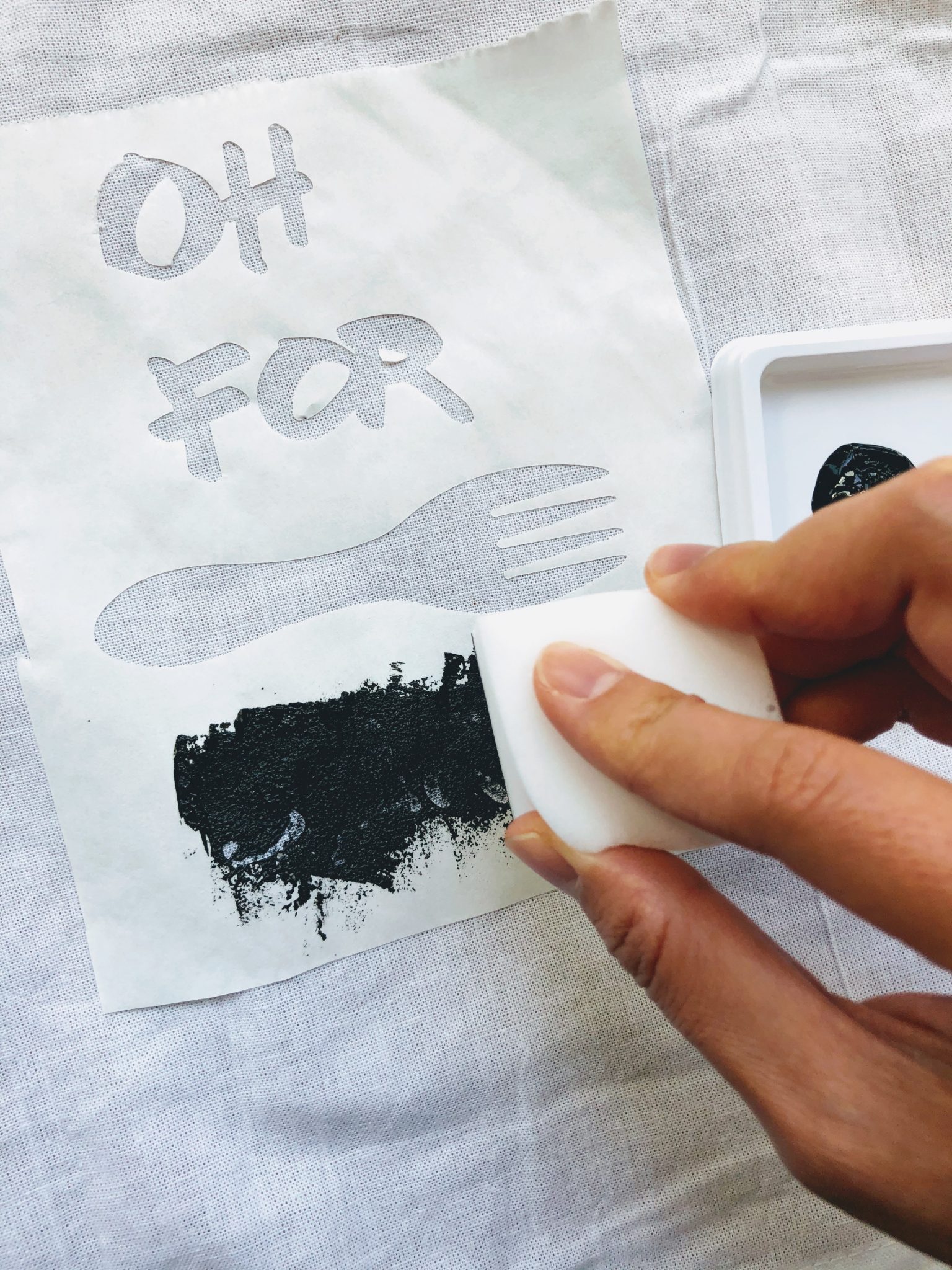 Freezer Paper Stencils