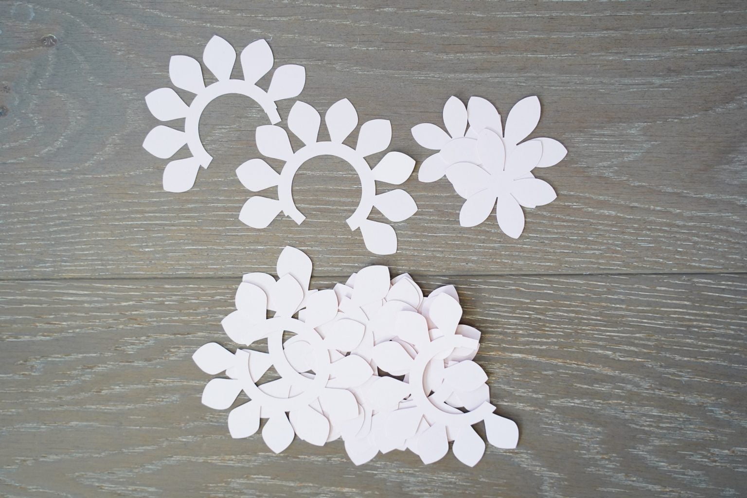 Paper Dahlia Template