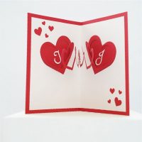 9 Pop Up Heart Cards with free templates