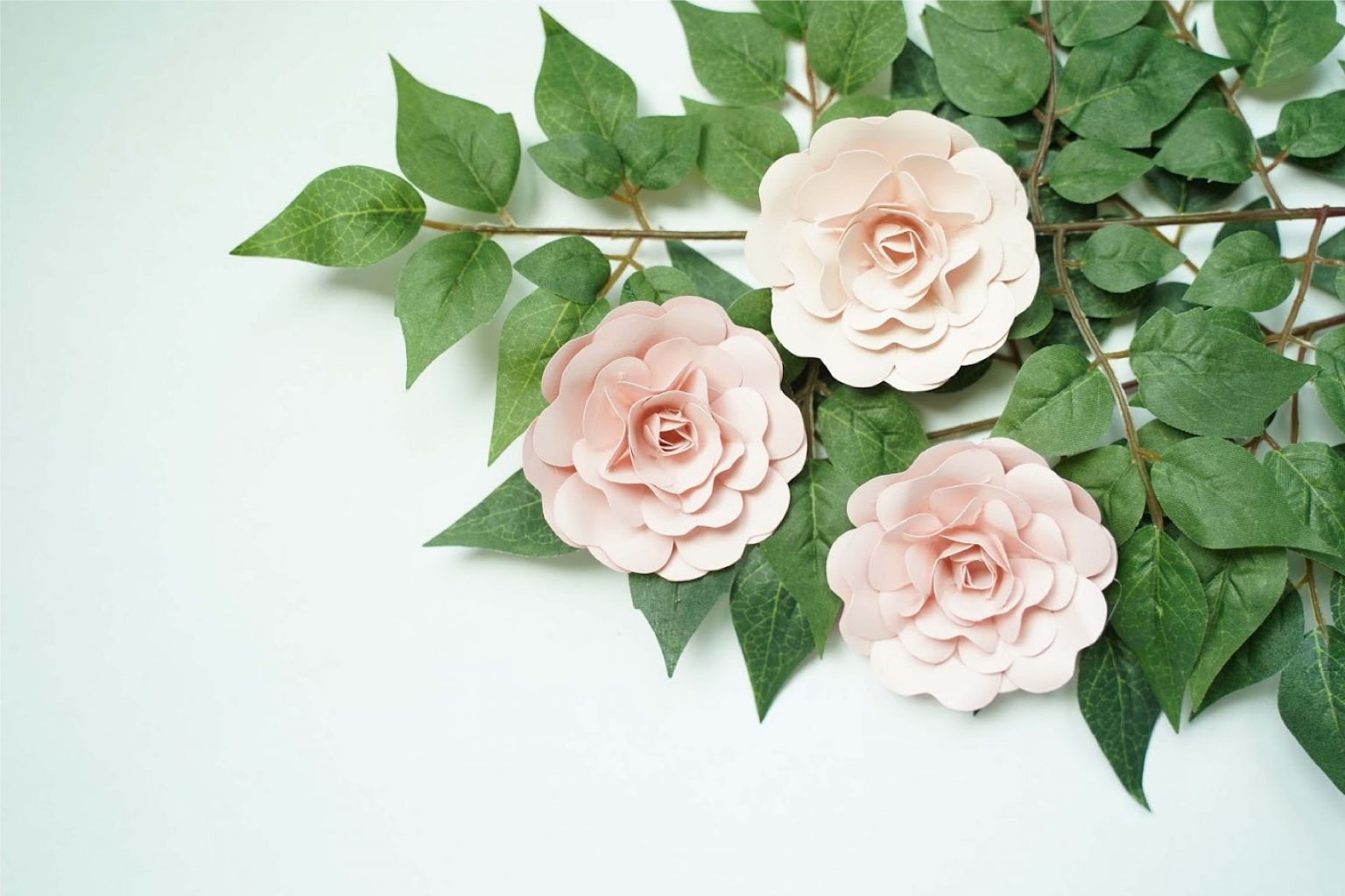 Free Rose Paper Flower Template