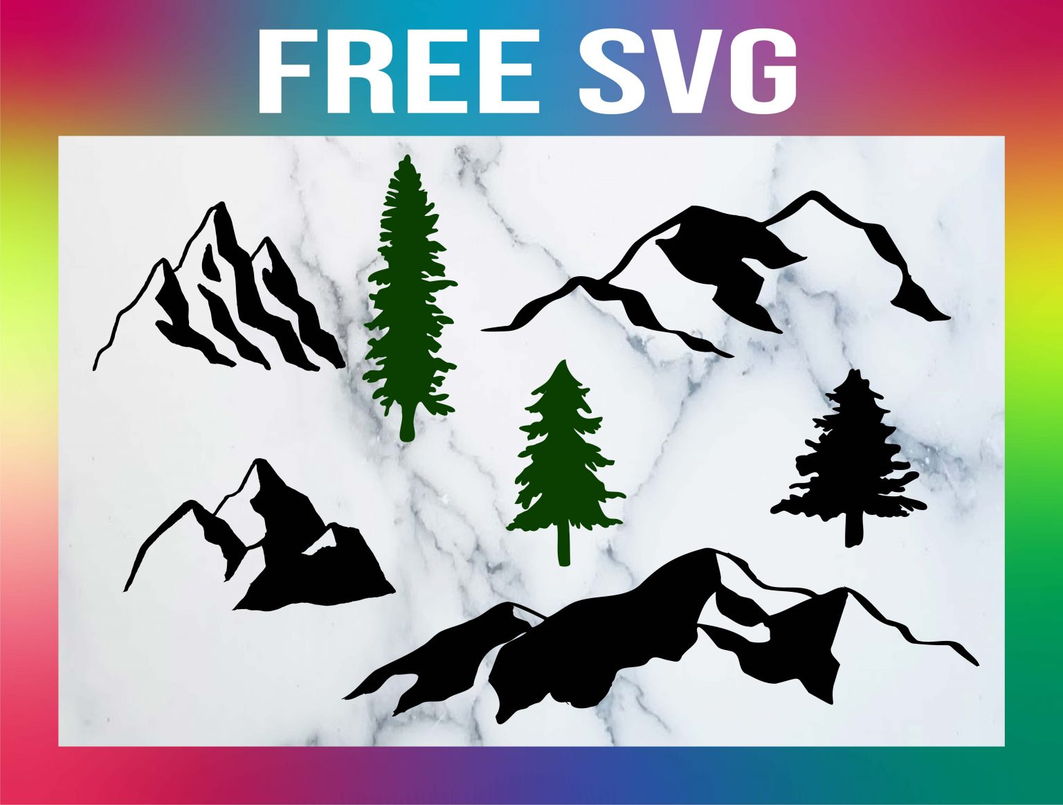 Free Mountain SVG