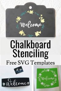 How to stencil on Chalkboard