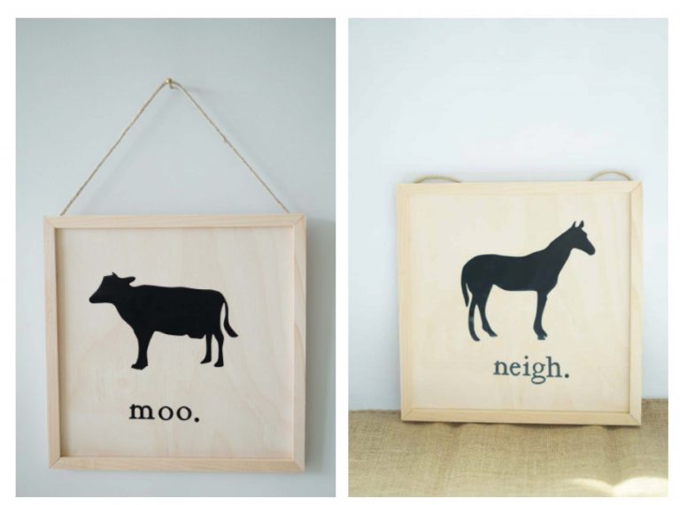 Free Farmhouse Sign Printables and Stencils