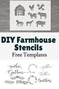 Free Farmhouse Sign Printables and Stencils