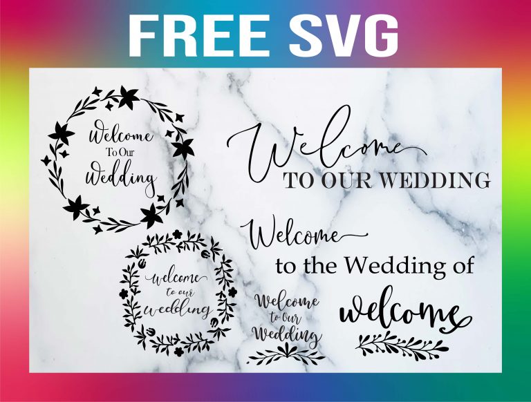 Free Wedding Signs SVG and Printables