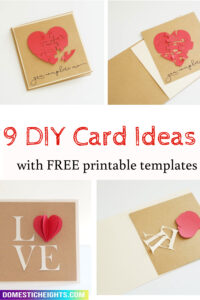 9 DIY ANNIVERSARY CARD IDEAS with FREE Printables